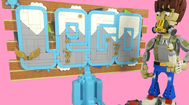 Brick Pic of the Day: Spraycan Art