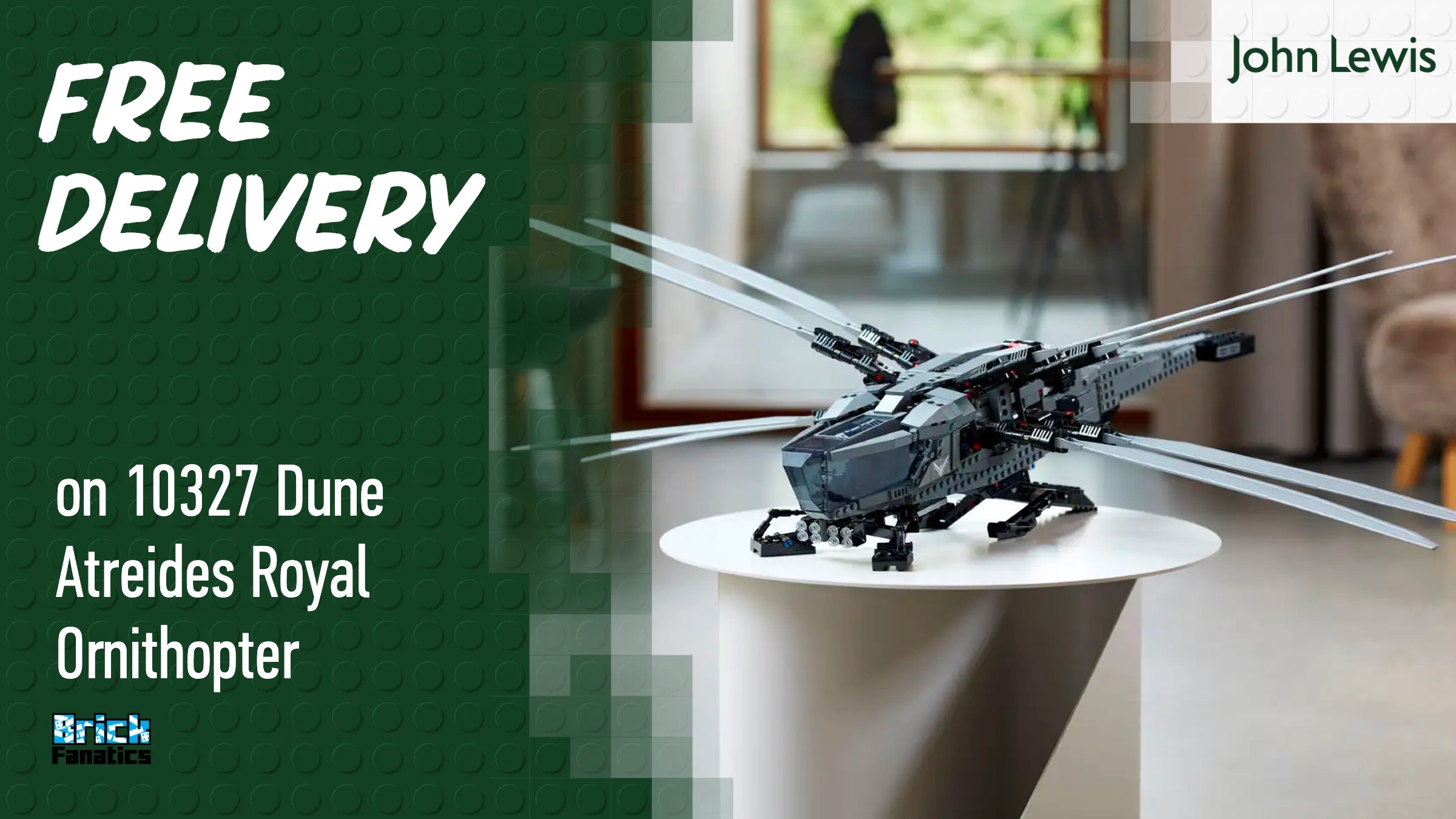 Time is running out to be among the first to build LEGO Icons Dune Ornithopter
