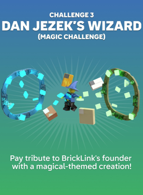 LEGO BrickLink 25 Days of Building Dan Jezeks Wizard Magic Challenge