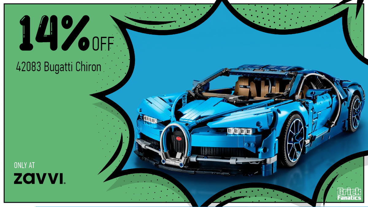 Grab LEGO Technic 42083 Bugatti Chiron with big discount at Zavvi